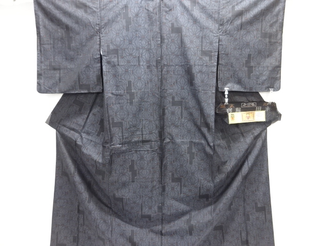 Japanese Kimono / Tsumugi Omeshi Silk